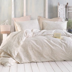 Παπλωματοθήκη Μονή (Σετ 160x250) Rythmos Next Amara Beige