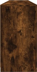 vidaXL Ντουλάπι με LED Καπνιστή Δρυς 162x37x67 εκ.