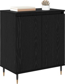 vidaXL Πλαϊνό γραφείο Μαύρη Οξυά 60 x 35 x 70 cm Επεξεργασμένο Ξύλο