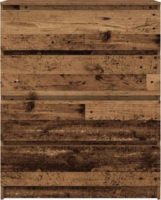 VidaXL Sideboard Παλιό ξύλο 80x35x99 cm Ξύλο μηχανής