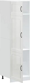 vidaXL Ντουλάπι κουζίνας "Kalmar" High Gloss White Engineered Wood