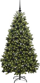vidaXL Τεχνητό Χριστουγεννιάτικο Δέντρο 180 cm 300 LED Θερμό λευκό