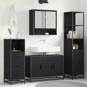 vidaXL Σετ Επίπλων Μπάνιου 3 pcs Artisan Oak Επεξεργασμένο ξύλο