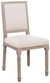 JAMESON Square Καρέκλα Decape/Ύφασμα Εκρού 51x55x100cm Ε755,1