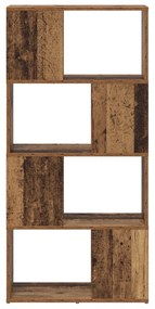 vidaXL Μονάδα Αποθήκευσης Παλαιό ξύλο MDF 60 x 24 x 124 εκ.