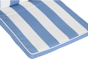 Μαξιλάρι έδρας DKD Home Decor Λευκό Sky μπλε 42 x 4 x 115 cm