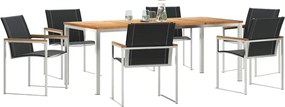 vidaXL Σέτ φαγητού για κήπο 7 pcs