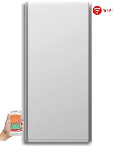 Radialight Icon WiFi 750 Watt Λευκό - Κάθετο Ψηφιακό Σώμα Θέρμανσης