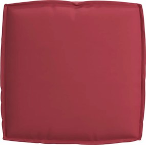 vidaXL Μαξιλάρι Ύφασμα Όξφορντ Κόκκινο 50 x 50 x 12 cm