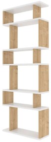 Βιβλιοθήκη Bates 935CMN1173 60x19,6x160cm White-Oak