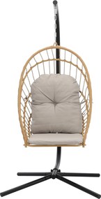 Κρεμαστή πολυθρόνα Fold-Φυσικό