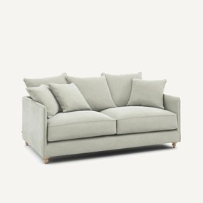 Πτυσσόμενος καναπές από βελούδο stonewashed, Lazare