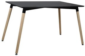 Τραπέζι Minimal 160Χ90X74Υεκ. Black Natural HM8697.02 Mdf