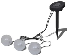 Ηλιακός γλόμπος που επιπλέει με 3 LED για λίμνες και πισίνες