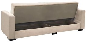 Σετ σαλονιού Vox 2τεμ ύφασμα σε κρεμ απόχρωση 214x83x82 εκ.