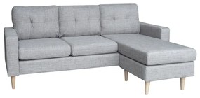 LIANA S GREY ΥΦΑΣΜΑ ΓΩΝΙΑ 185Χ126X84εκ. ZITA PLUS 185Χ126X84εκ.