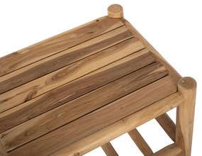 Σετ Κήπου Σαλόνι EDDARD 4 τεμ Μασίφ Ξύλο TEAK Φυσικό - Λευκό