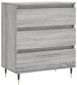 vidaXL Ντουλάπι Γκρι Sonoma 60x35x70 εκ. από Επεξεργασμένο Ξύλο