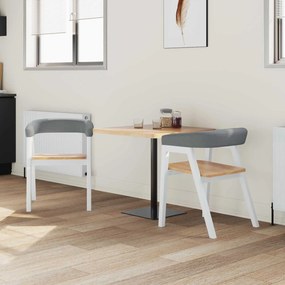 vidaXL Καρέκλες φαγητού 2 pcs Λευκό 54 x 57 x 73 εκ