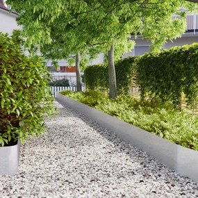 vidaXL Περιφράξεις γκαζόν 10 τεμάχια 25x103 cm από γαλβανισμένο χάλυβα