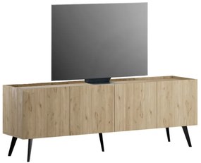 Έπιπλο τηλεόρασης Luna Megapap χρώμα oak 180x41x62εκ. - GP009-0272,1