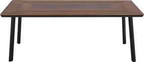 ΤΡΑΠΕΖΙ ΑΛΟΥΜΙΝΙΟΥ TABER ΜΕ POLYWOOD 200X100 ΓΚΡΙ HM5131.12