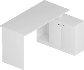 Γραφείο Λευκό BASAK 130x60x74