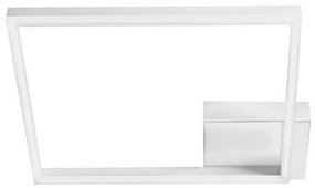Φωτιστικό Οροφής - Πλαφονιέρα Led Bard 4000K 3394-62-102 White Fabas Luce Μέταλλο, Μεθακρυλικό