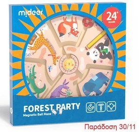 Mideer μαγνητικός λαβύρινθος "Forest Party"