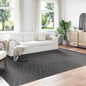 vidaXL Χαλιά χώρου Ορθογώνιος PALMERAS Ανθρακί 340 x 240 εκ