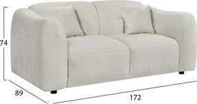 ΣΕΤ ΣΑΛΟΝΙ 2ΤΜΧ 3Θ+2Θ JUNOA HM10819.02 ΕΚΡΟΥ ΥΦΑΣΜΑ