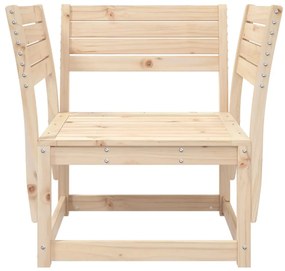 vidaXL Καρέκλα Κήπου από Μασίφ Ξύλο Πεύκου