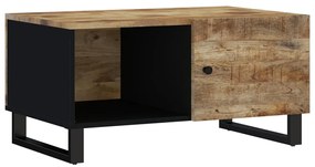 vidaXL Τραπεζάκι Σαλονιού 80x50x40 εκ. Μασίφ Ξύλο Μάνγκο &amp; Επεξ. Ξύλο