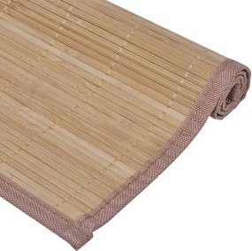Σουπλά 6 τεμ. Καφέ 30 x 45 εκ. από Μπαμπού
