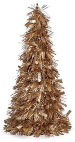 Χριστουγεννιάτικο δέντρο Krist+ Λευκό Χρυσό πολυπροπυλένιο PET Πλαστική ύλη Ματ Φυσαλίδα 18 x 18 x 45,5 cm 27 x 45,5 x 27 cm