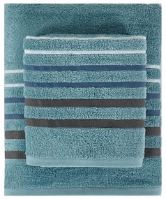 Πετσέτες Julia 19 (Σετ 2τμχ) Petrol Kentia Towels Set 70x140cm 100% Βαμβάκι