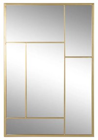 Τοίχο καθρέφτη Home ESPRIT Χρυσό 60 x 2 x 90 cm