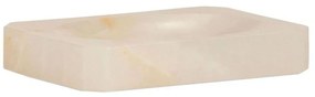 Σαπουνοθήκη AH-BA24091 13,5x9,5x2cm Marble White-Beige Andrea House Marble