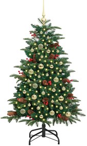 vidaXL Τεχνητό Χριστουγεννιάτικο Δέντρο με 150 LED Πράσινο 150 cm