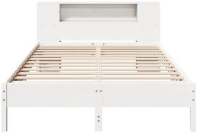 vidaXL Κρεβάτι Βιβλιοθήκη Χωρίς Στρώμα 160x200 εκ Μασίφ Ξύλο Πεύκου