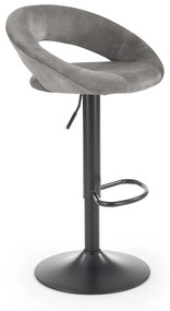 H102 bar stool grey DIOMMI V-CH-H/102-POPIELATY