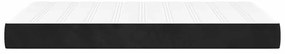 vidaXL Στρώμα με Pocket Springs Μαύρο 120x220x20 εκ. Βελούδινο