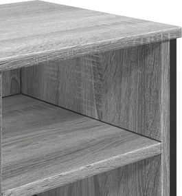 vidaXL Ντουλάπι Νιπτήρα Μπάνιου Γκρι Sonoma 91x35x60 εκ. Επεξ. Ξύλο