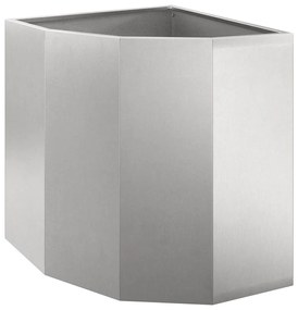 vidaXL Γωνιακό Ροδόδεντρο Ασημί 45 x 45 x 50 εκ Ανοξείδωτο ατσάλι