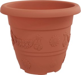 vidaXL Γλάστρες φυτών 24 pcs Κεραμιδί Ø 22 x 18 εκ Πλαστικό