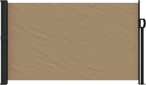 vidaXL Σκίαστρο Πλαϊνό Συρόμενο Taupe 120 x 500 εκ.