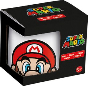 Κεραμικη Κουπα Super Mario Λευκό 325 ml Παιδικά Κεραμικά