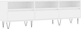 vidaXL Έπιπλο Τηλεόρασης Λευκό 150x30x44,5 εκ. Επεξεργασμένο Ξύλο