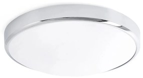 Φωτιστικό Μπάνιου - Πλαφονιέρα Kao 63399 LED 35W 3000K 2800Lm Chrome Faro Barcelona Aluminum,Pmma