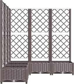 vidaXL Κήπος Καφέ 120 x 120 x 121,5 cm